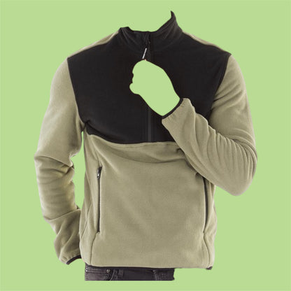 JACK & JONES
Sweat à Capuche mi-zip Homme Flame, olive poussière