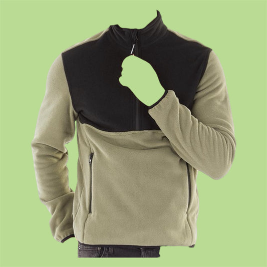 JACK & JONES
Sweat à Capuche mi-zip Homme Flame, olive poussière