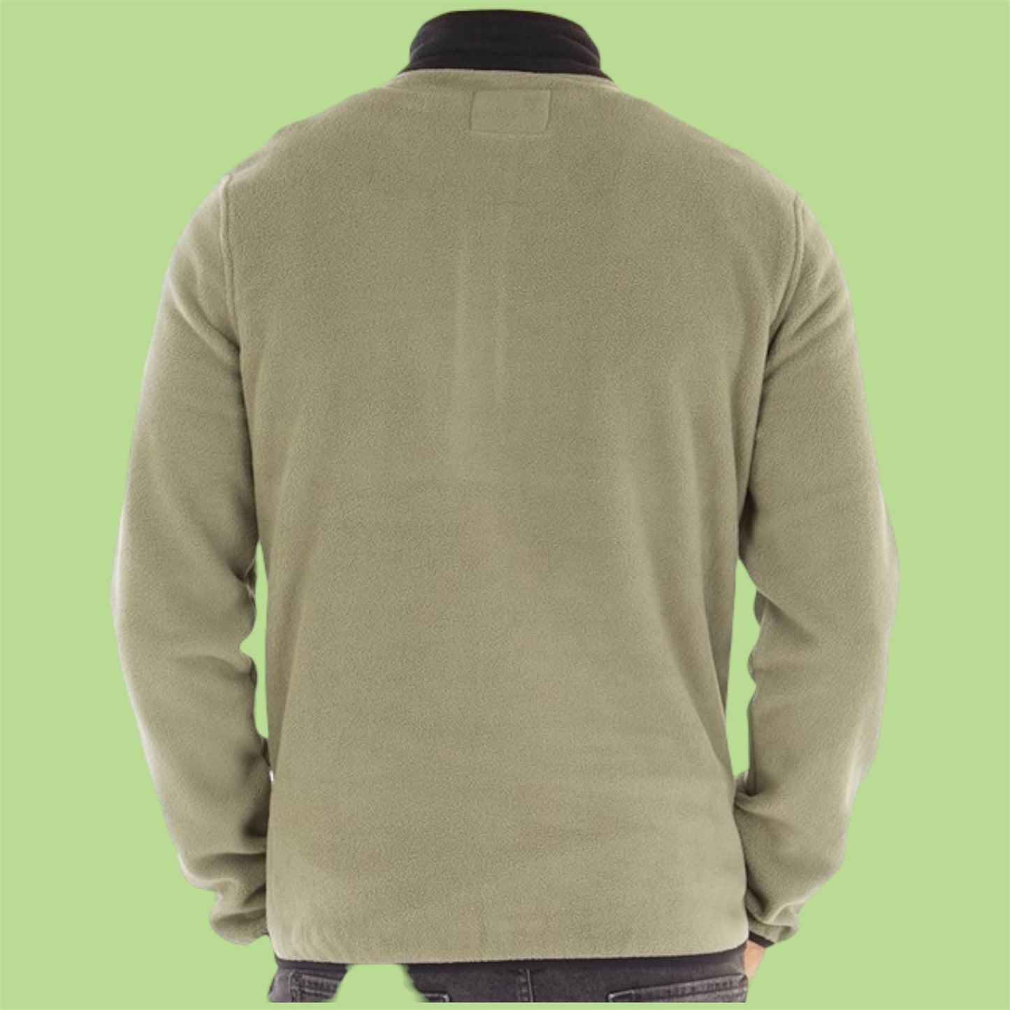 JACK & JONES
Sweat à Capuche mi-zip Homme Flame, olive poussière