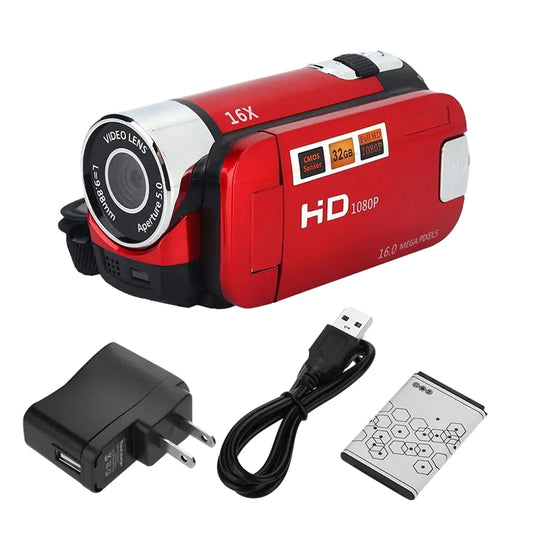 Caméra vidéo numérique 16M 16x à zoom optique pour la prise de vue de vidéos Caméra d'enregistrement 1080P Full Hd 16MP DV Caméscope