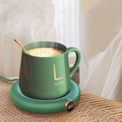 Chauffe-Tasse Intelligent "Thermo-Focus" – Température Constante & Design Tactile