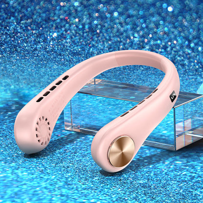 Nouveau Mini Ventilateur De Cou Portable Sans Lame Rechargeable
