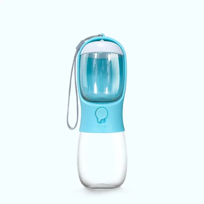 Bouteille d'eau portable pour chien et chat avec rangement, contenant de nourriture et d'eau pour chiots, mangeoire pour animaux de compagnie, bol de voyage en plein air, bols à boire pour animaux de compagnie