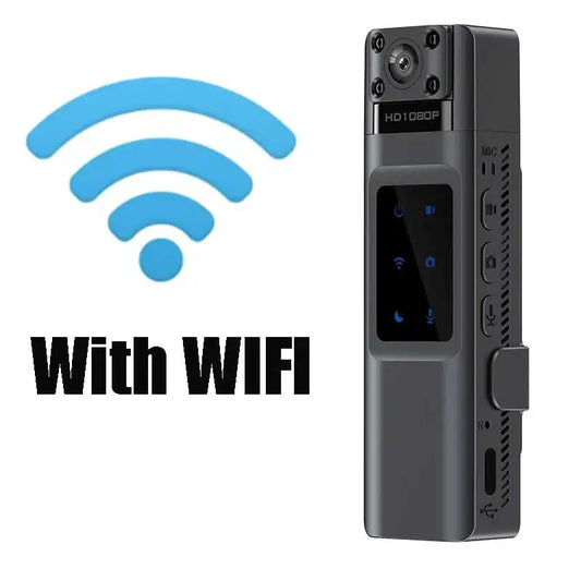 2024 NOUVEAU WIth Wifi Hotspot Mini Caméra 1080P Enregistreur vidéo numérique portable Caméra corporelle Vision nocturne DVR Caméscope miniature