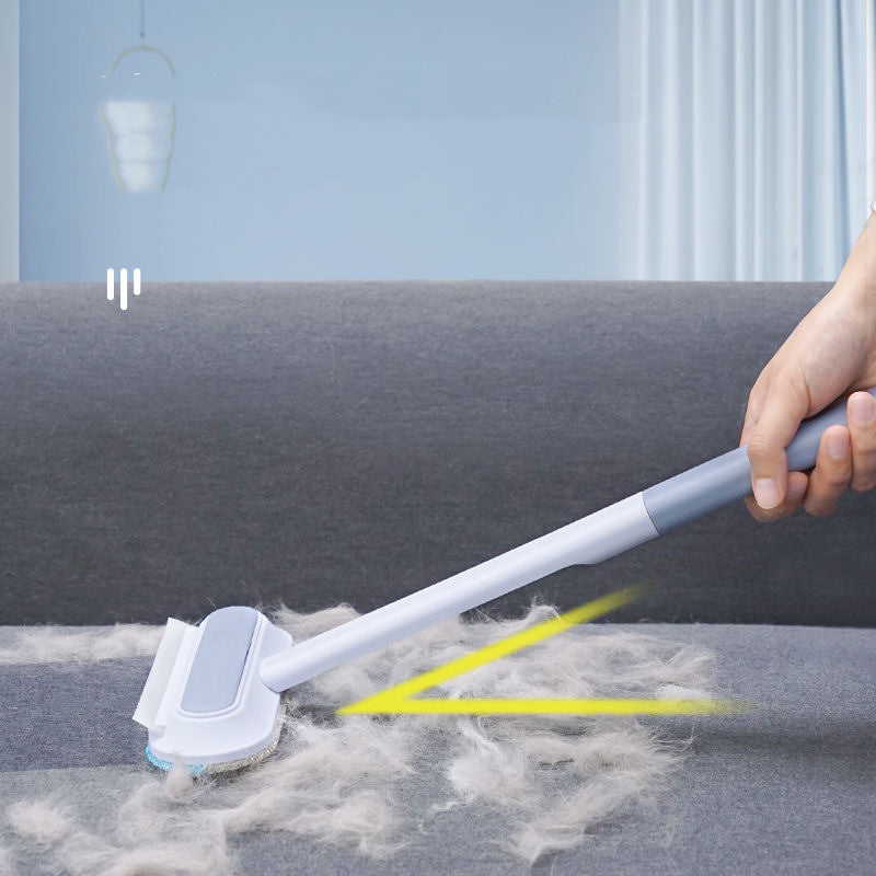 Brosse "Magic-Cleaner" 4-en-1 – Anti-Poils, Nettoyant Moustiquaires & Surfaces Textiles