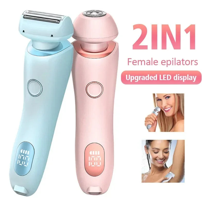 Épilateur Precision-Silk 2-en-1 – Rechargeable USB & Têtes Interchangeables