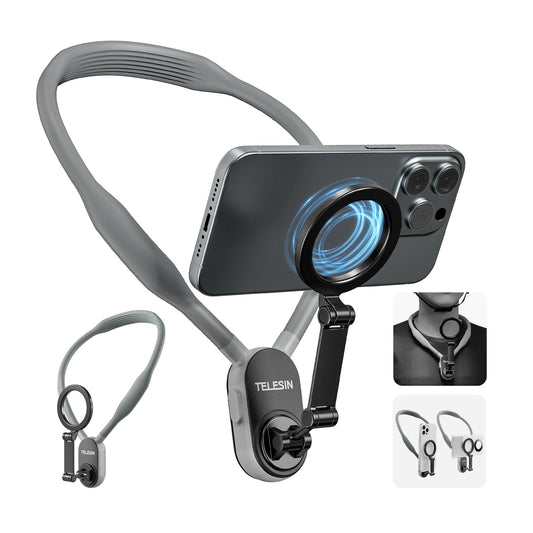 Support de cou magnétique pour téléphone en silicone, maintien pour téléphone Magsafe