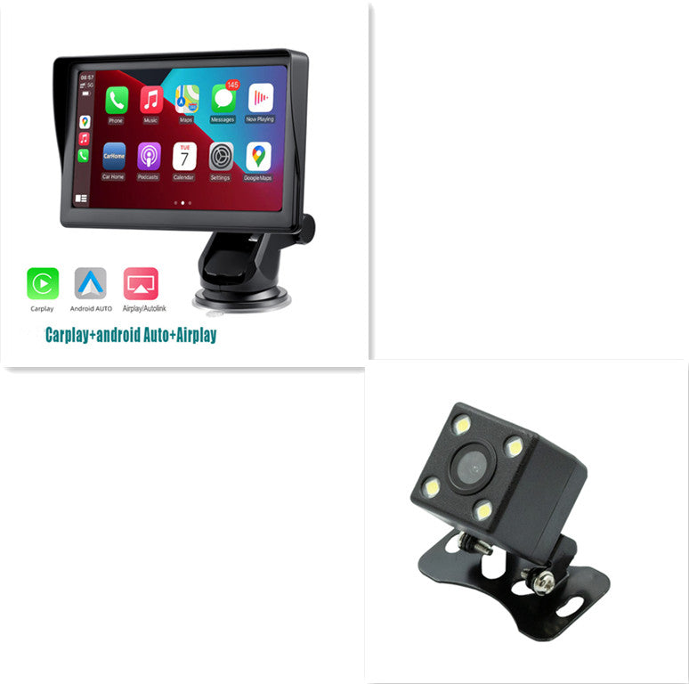 Écran 7 IPS inteligente Sans fil pour voiture Carplay Auto Mobile Téléphone Écran de projection Navigation