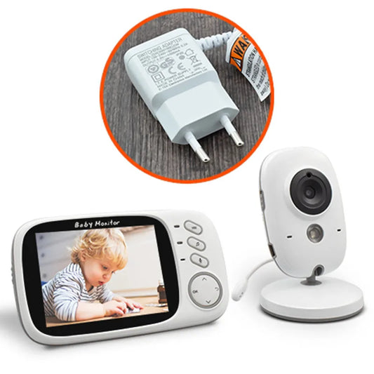 Baby phone Moniteur vidéo pour bébé 2.4G sans fil avec 3,2 pouces LCD 2 voies Audio Talk Vision nocturne sécurité Baby-sitter
