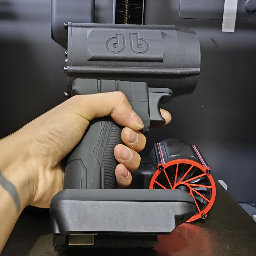 Pistolet à air rotatif pour séchage de voiture 130000, ventilateur à jet turbo, ventilateur électrique puissant, ventilateur violent portatif, sécheur d'air compatible avec batterie Makita