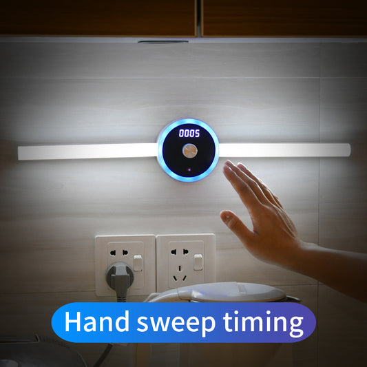 Réglette LED "Smart-Light" – Éclairage à Capteur de Mouvement, Horloge & Minuteur Intégrés