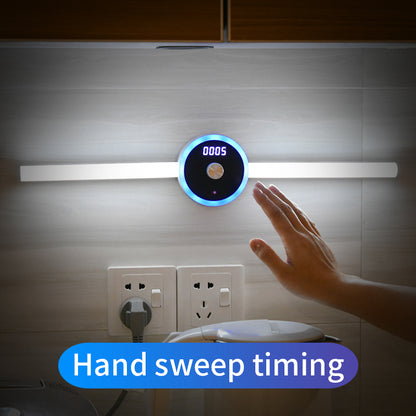 Réglette LED "Smart-Light" – Éclairage à Capteur de Mouvement, Horloge & Minuteur Intégrés