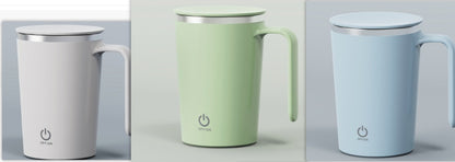 Tasse à mélanger électrique de cuisine, Tasse à café à remuer,Tasses à mélanger automatiques magnétique rotative