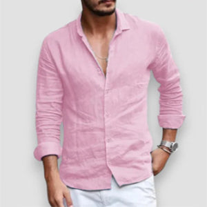Chemise "Riviera" en Lin Premium – Coupe Ajustée & Respirante