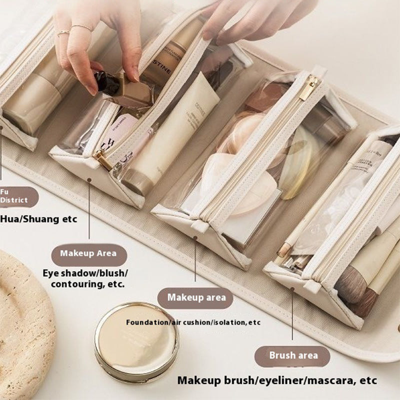 Trousse "Travel-Organize" – Sac à Cosmétiques Pliable & Imperméable