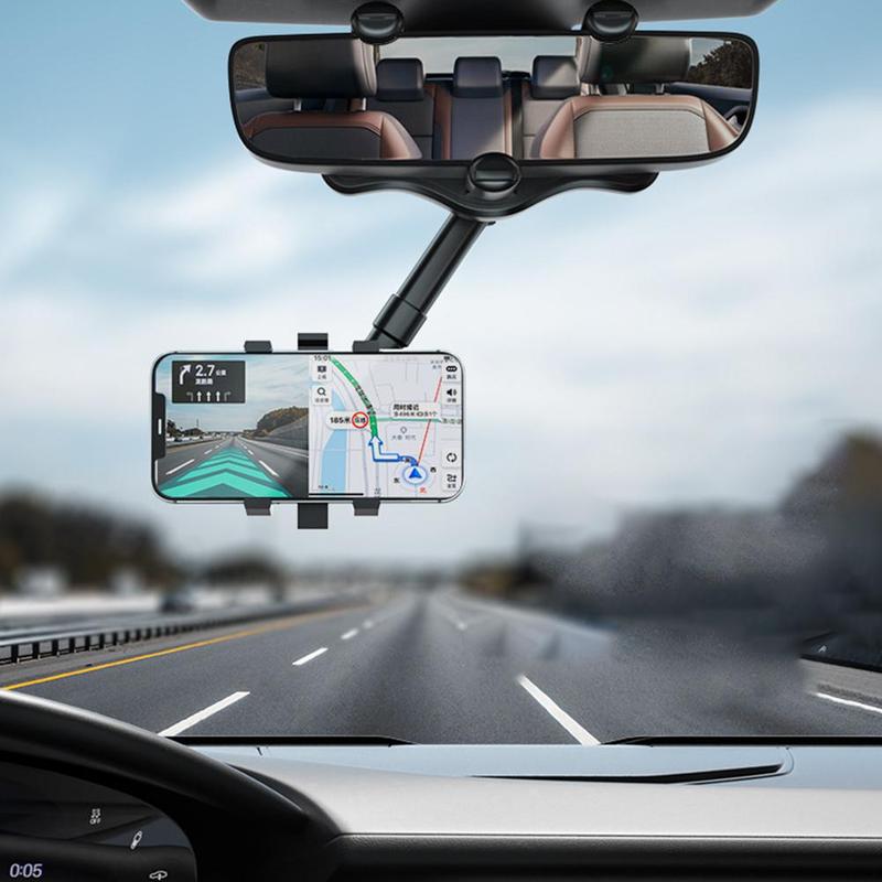 Support "Drive-View" – Support Téléphone Rétroviseur Rotatif 360° & Rétractable