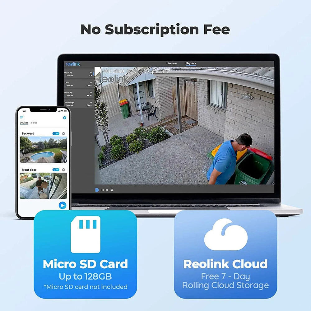 4G SIM 5MP Smart Life 5000mAh Batterie Rechargeable Caméra Solaire Extérieur WIFI 1080P Surveillance Sécurité Sirène Caméra Google