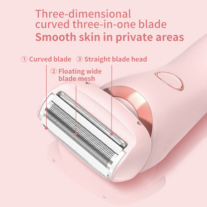 Épilateur Precision-Silk 2-en-1 – Rechargeable USB & Têtes Interchangeables