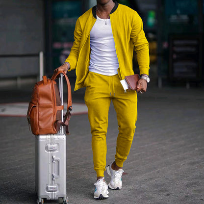 Ensemble "Motion-Flex" – Duo Sport & Casual, Haut Manches Longues et Jogging Ajusté