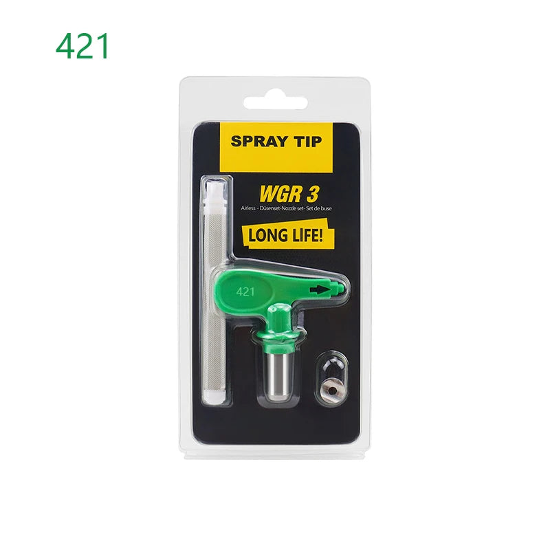 Buse de pulvérisation 215 321 423 517 avec filtre pour pistolet de peinture sans air Titan Wagner. Différentes tailles.
