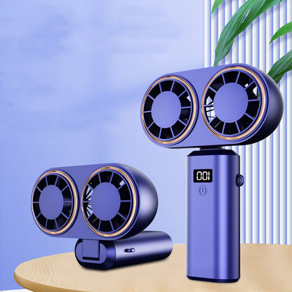 Ventilateur "BreezeControl" 3-en-1 – 5 Vitesses, Écran LED & Pliable