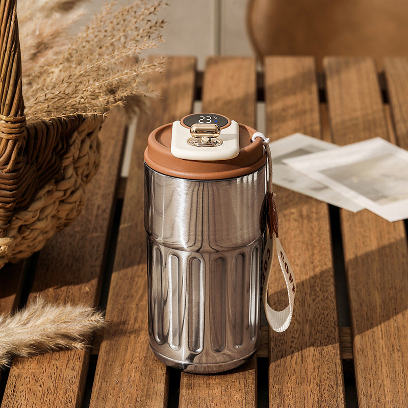 Thermos "Smart-Temp" 450ml – Affichage LED Tactile & Acier Inoxydable