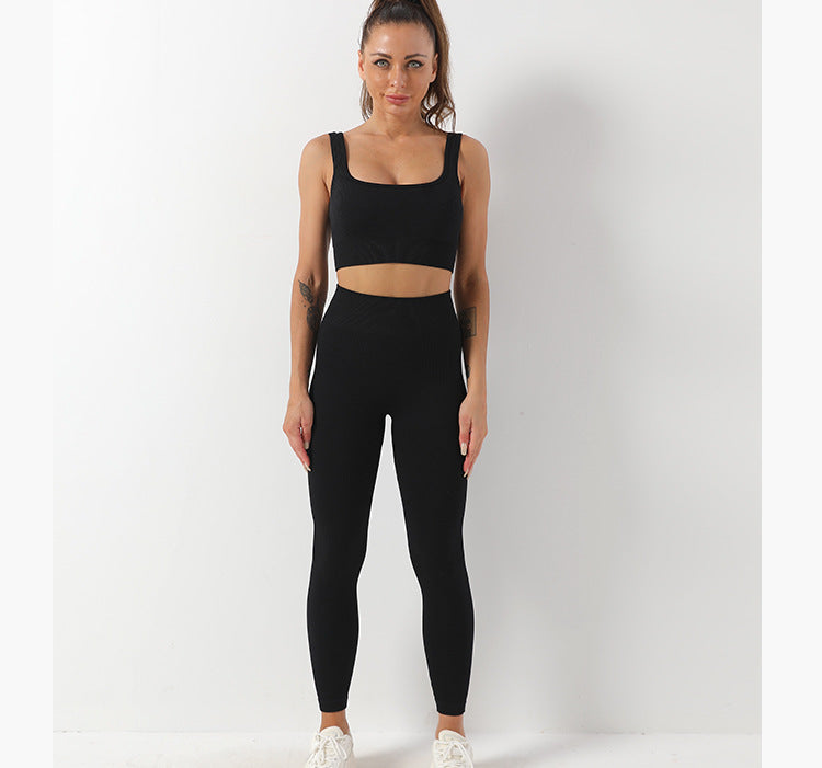 Ensemble "Infinity-Fit" – Brassière Sans Couture & Legging Taille Haute Sculptant