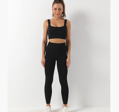 Ensemble "Infinity-Fit" – Brassière Sans Couture & Legging Taille Haute Sculptant