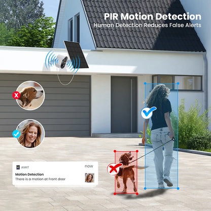 4G SIM 5MP Smart Life 5000mAh Batterie Rechargeable Caméra Solaire Extérieur WIFI 1080P Surveillance Sécurité Sirène Caméra Google