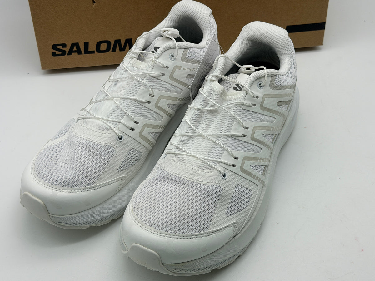 Chaussures de running Salomon blanches légères et confortables