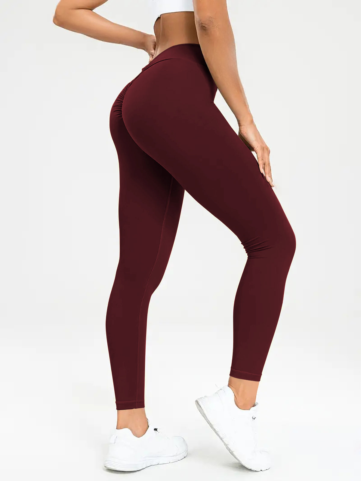 Legging "Sculpt-Flex" – Taille Haute Gainante & Compression Sportive