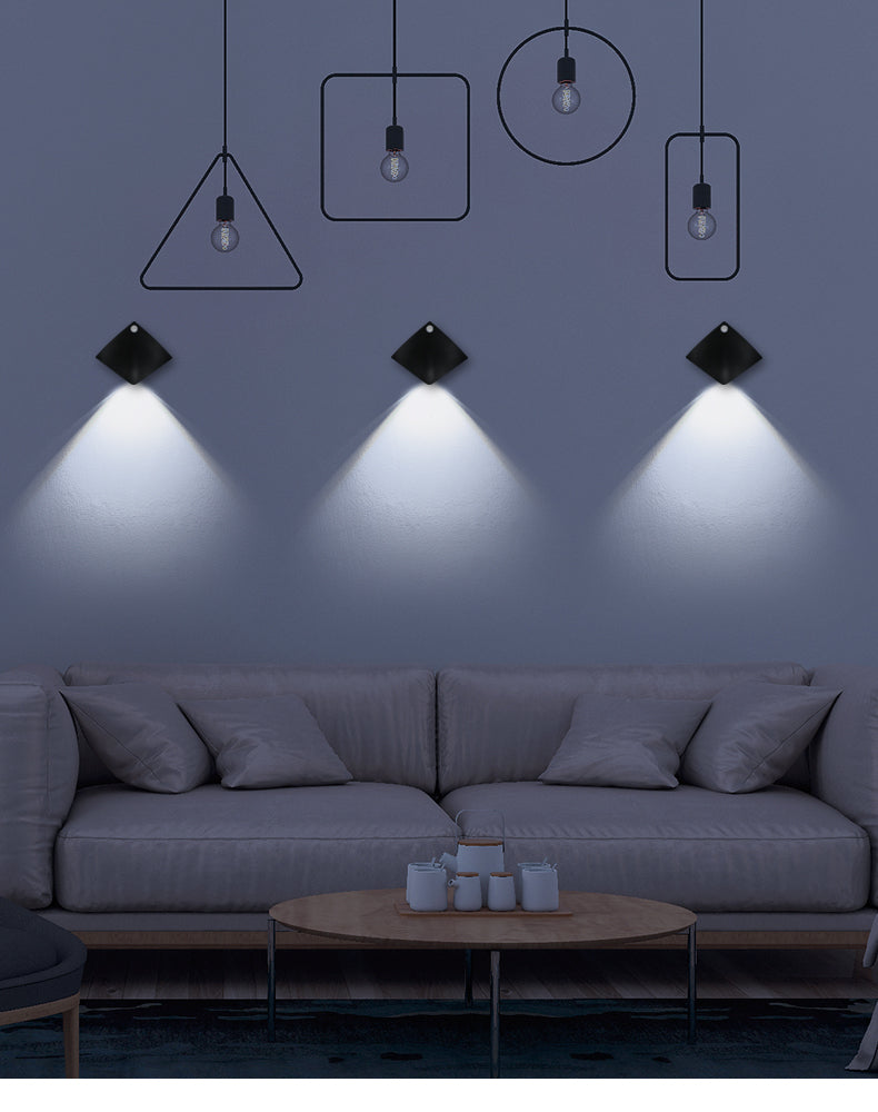 Applique Murale Intelligente "Lumino-Motion" – Détection de Mouvement & Rechargeable USB