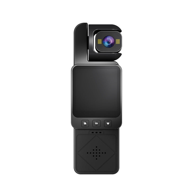 Caméra "Action-Clip HD" – Objectif Rotatif 180°, Enregistrement Vidéo & Audio, Vision Nocturne