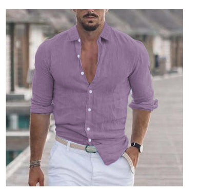 Chemise "Aura Summer" – Col Cubain & Texture Légère
