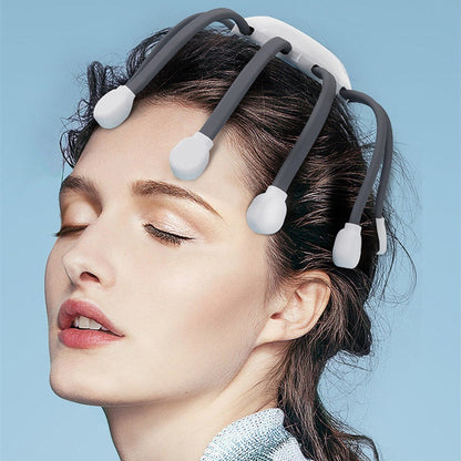 Masseur Capillaire "Octo-Relax" – Stimulation par Micro-Vibrations & Design Ergonomique