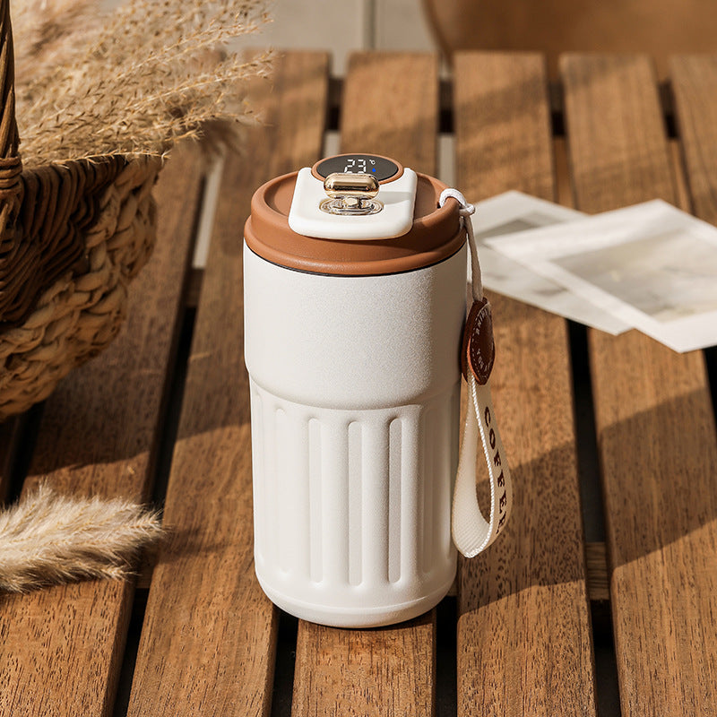 Thermos "Smart-Temp" 450ml – Affichage LED Tactile & Acier Inoxydable