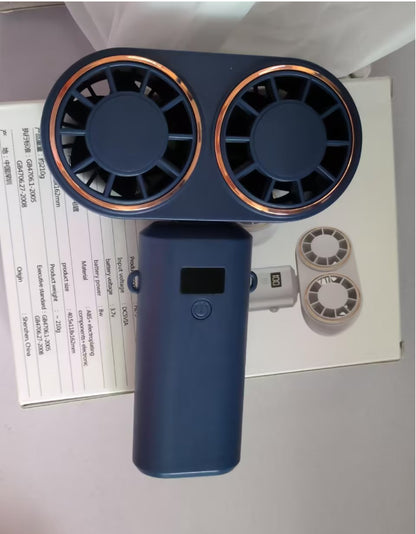 Ventilateur "BreezeControl" 3-en-1 – 5 Vitesses, Écran LED & Pliable