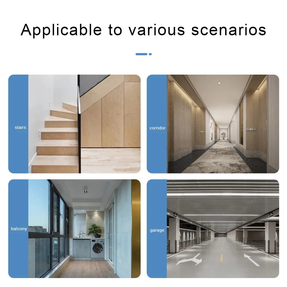 à capteur de mouvement Détection infrarouge du corps humain Interrupteur intelligent automatique pour escalier de couloir AC 220V LED PIR Interrupteur d'éclairage